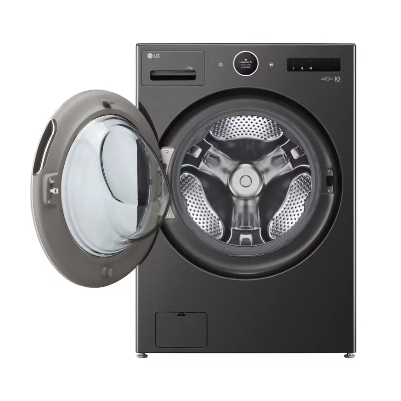 LAVADORA LG DE CARGA FRONTAL DE 23KG TURBOWASH 360 AI DD CON VAPOR WM23BFXS6